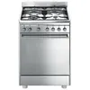 Image de Smeg CX68MF8-2 four et cuisiniÃ¨re Electrique Gaz Acier inoxydable