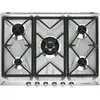 Image de Smeg Victoria SR975XGH plaque Acier inoxydable IntÃ©grÃ© 68.5 cm Gaz 5 zones