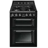 Image de Smeg TR62BL four et cuisiniÃ¨re Electrique Gaz Noir