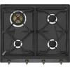 Image de Smeg Coloniale SRV864AOGH plaque Anthracite IntÃ©grÃ© 60 cm Gaz 4 zones