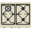 Image de Smeg Coloniale SRV864POGH plaque CrÃ¨me IntÃ©grÃ© 60 cm Gaz 4 zones