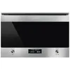Image de Smeg MP322X1 micro-onde Noir, Acier inoxydable Micro-ondes grill Sur toute la gamme 22 L 850 W