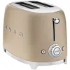Image de Smeg TSF01CHMEU grille-pain 6 2 part(s) 950 W Champagne