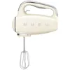 Image de Smeg 50's Style HMF01CREU - Batteur Ã  main - 250 Watt - crÃ¨me/chrome poli