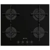 Image de SMEG table de cuisson gaz 4 foyers noire - PV264B