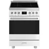 Image de Smeg Symphony C6IPWHM2 four et cuisiniÃ¨re Electrique Plaque avec zone Ã  induction Blanc