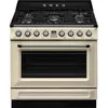 Image de Smeg Victoria TR90GMP four et cuisiniÃ¨re Electrique Gaz CrÃ¨me