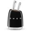 Image de Bloc 6 Couteaux Vintage Noir Smeg