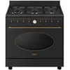 Image de Smeg Coloniale CO96GMA9 CuisiniÃ¨re Electrique Gaz Anthracite