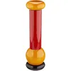 Image de Alessi-Macinasale, Poivre Et Ãpices En Bois De HÃªtre Dyed Noir, Rouge Et Jaune