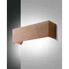 Image de Fabas Luce Badia Applique Led Up & Down Verre ChÃªne
