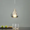 Image de Suspension Lila, Abat-Jour En Verre Goutte, Gris
