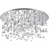 Image de Ideal Lux Neve - Luminaire Suspendu Semi-Affleurant Ã 15 Ampoules TrÃ¨s Grandes Bulles De Verre, Chrome, G9