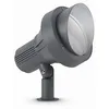 Image de Ideal Lux Terra - 1 Grande LumiÃ¨re ExtÃ©rieure Au Sol Ã Pointes Anthracite Ip65, E27