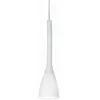 Image de Ideal Lux Flut - Petite Suspension Ã 1 Ampoule Blanche, E14