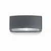 Image de Ideal Lux Andromeda - Petite Applique Murale ExtÃ©rieure Ã 1 LumiÃ¨re, Chrome Poli, Anthracite Ip55, E27