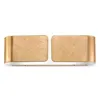 Image de Ideal Lux Clip - Petite Applique Murale D'intÃ©rieur Ã 2 Ampoules, Or, G9