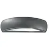 Image de Ideal Lux Giove - Applique Murale D'extÃ©rieur Ã 1 LumiÃ¨re Led Anthracite Ip54, E27