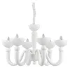 Image de Ideal Lux Bon Bon - Lustre Ã 6 Bras Multiples Au Fini Blanc, E14