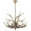 Image de Ideal Lux Chalet - Lustre Ã 6 Ampoules, Brun Clair, E14