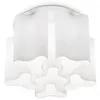 Image de Ideal Lux Compo - Petit Plafonnier Ã 6 Ampoules Blanc, E27
