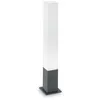 Image de Ideal Lux Edo Outdoor - Borne D'extÃ©rieur CarrÃ©e Ã 1 Ampoule Anthracite Ip44