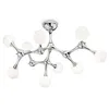 Image de Ideal Lux Nodino - Plafonnier Ã 9 Bras Moyens, Blanc, G9