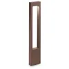 Image de Ideal Lux Vega - Borne D'extÃ©rieur 1 LumiÃ¨re CafÃ© Ip44, G9