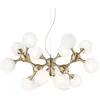 Image de Ideal Lux Nodi - Suspension D'intÃ©rieur Ã Bras Mutli, 15 LumiÃ¨res, Laiton SatinÃ©, E14