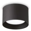 Image de Ideal Lux Spike Downlight Rond MontÃ© En Surface Noir