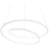 Image de Ideal Lux Oz Dimmable Swirl 80cm Plafonnier Led IntÃ©grÃ© Blanc, 3000k