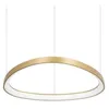 Image de Ideal Lux Gemini Plafonnier Suspendu Led IntÃ©grÃ© Dali 61cm Laiton 6600lm 3000k