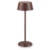 Image de Ideal Lux Pure Lampe De Table Led IntÃ©grÃ©e Marron CafÃ© 230lm 3000k Ip54