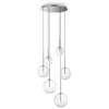 Image de Ideal Lux Equinoxe Plafonnier Suspendu Ã 6 Ampoules ChromÃ©