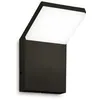 Image de Ideal Lux Style Applique Murale ExtÃ©rieure Moderne Led IntÃ©grÃ©e Noir 1050lm 3000k Ip54