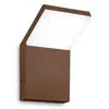 Image de Ideal Lux Style Applique Murale ExtÃ©rieure Moderne Led IntÃ©grÃ©e CafÃ© 1050lm 3000k Ip54