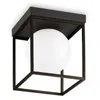 Image de Ideal Lux Lingotto Plafonnier Globe Noir