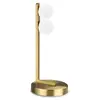 Image de Ideal Lux Ping Pong Lampe De Table Globe Ã 2 LumiÃ¨res Laiton 500lm 3000k