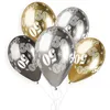 Image de 5 BALLONS BIO SHINY NOMBRE 50 33CM MULTICOLORE