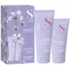 Image de Alfaparf Milano Semi di Lino Smooth Kit Coffret de voyage cosmétique pour cheveux indisciplinés et crépus 2 pièces