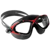 Image de Cressi Swim De202758 Planet Black Lunettes Natation Verre Clair Noir/Rouge Taille Unique