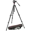 Image de Manfrotto TrÃ©pied MVH500AH + 755CX3 Kit TrÃ©pied avec bol intÃ©grÃ© + Sac Noir