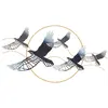 Image de Panneau dÃ©coratif en mÃ©tal multicolore avec oiseau 3D 91x7x50 cm