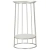 Image de Petite table en mÃ©tal argentÃ© Ã 40x76 cm