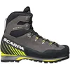 Image de Scarpa - Chaussures d'alpinisme en GORE-TEX® - Manta Tech GTX Shark Lime pour Homme en Cuir - Taille 43.5 - Gris