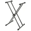 Image de Quiklok T20bk - Stand Clavier X Double