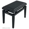 Image de Quiklok Pb100bkl - SiÃ¨ge Deluxe En Bois - Noir Brillant