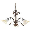 Image de Suspension Lucrezia Ã 3 Lampes, Bronze