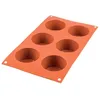 Image de Moule En Silicone 6 Mini Muffin 7 Cm