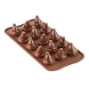 Image de Moule 3d Chocolat Mr And Mrs Brown En Silicone Silikomart